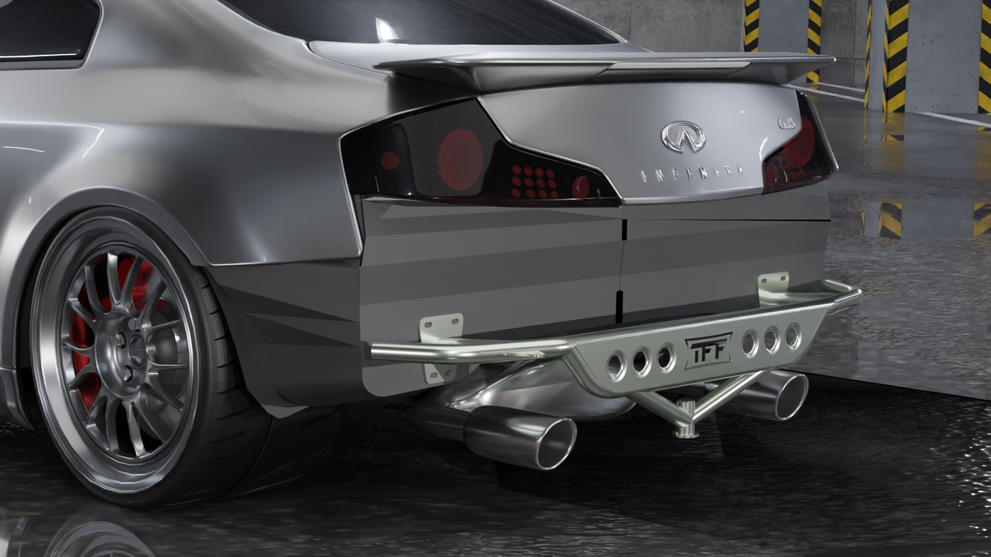 True Focus Fabrication - Infiniti G35 - Street Shark Rear Bash Bar