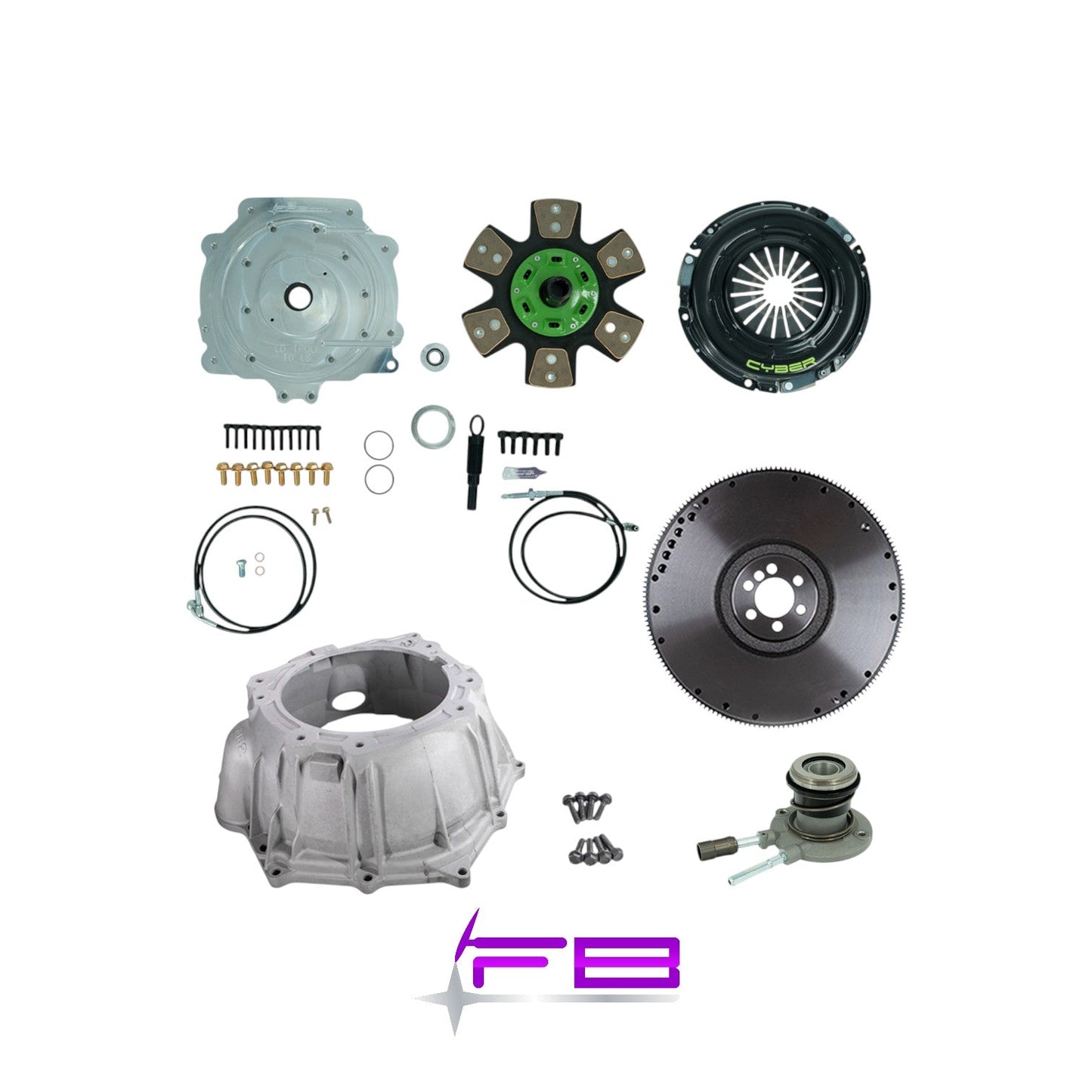 GM LS to Nissan EA200 "CD Truck" Transmission Adapter Bundle