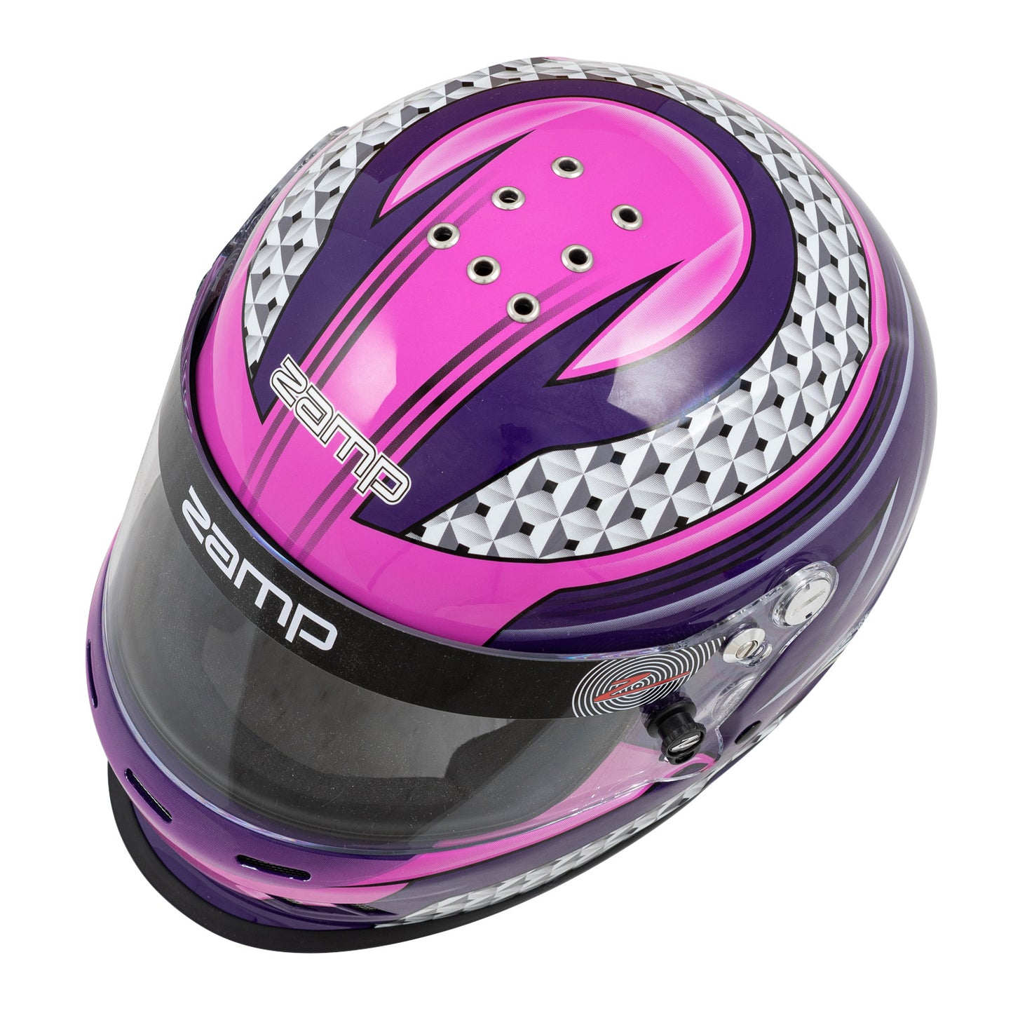 Zamp RZ-37Y SFI 24.1 Helmet Z20 Series Shield Pink/Purple 54cm