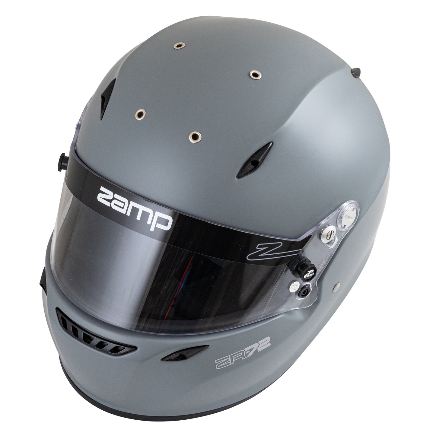 Zamp ZR-72 Made in Italy Snell SA2020/FIA8859-2015 Helmet Matte Gray X-Large Z-24 Anti-Fog Clear Shield