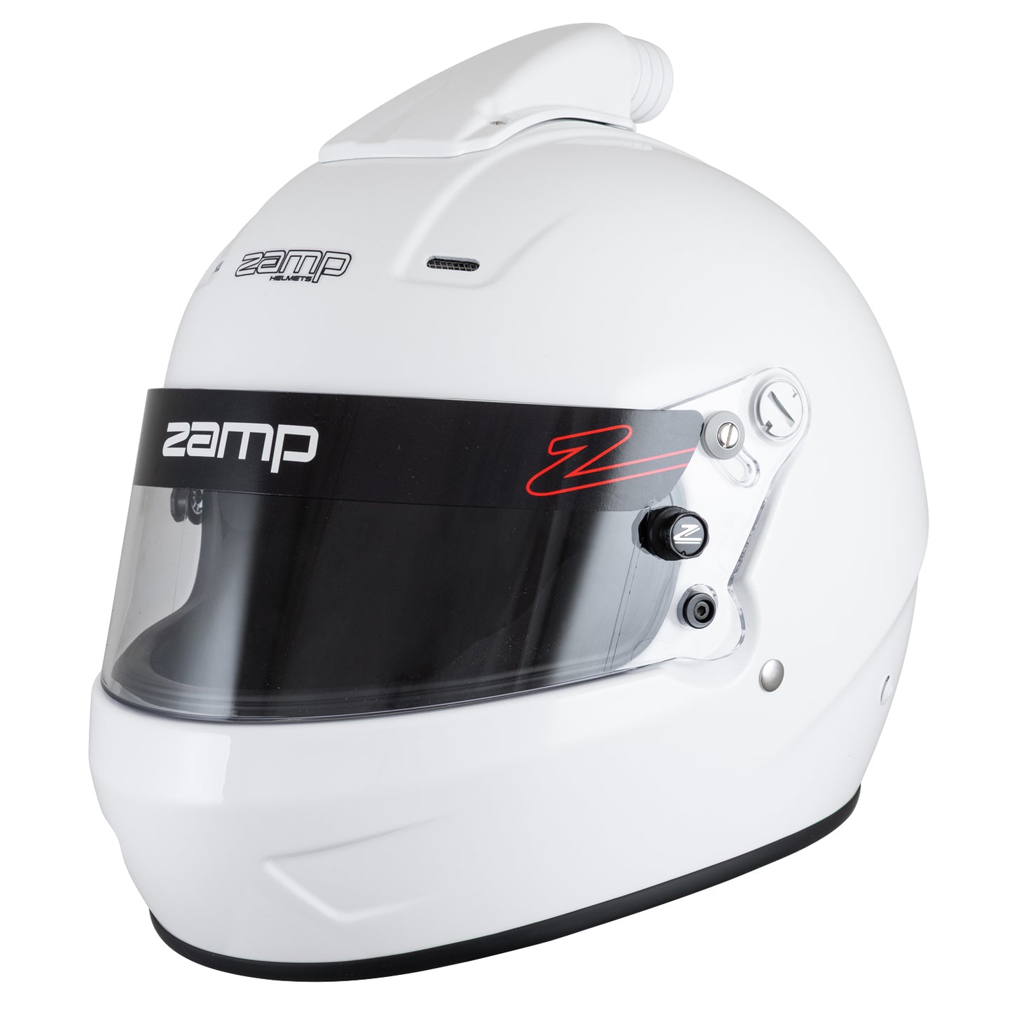 Zamp RZ-57 SNELL SA2025 Gloss White Medium Z-20 Clear Shield