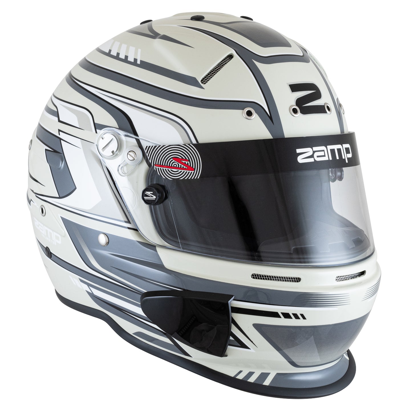 Zamp RZ-70S SNELL SA2025 Grey Graphic Small Z-20 Clear Shield Series 28 Interior