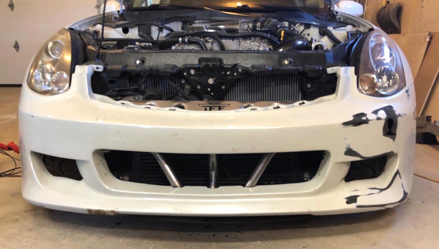 True Focus Fabrication - Infiniti G35 - Dual Row Front Bash Bar