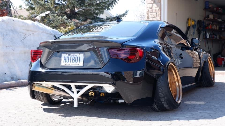 True Focus Fabrication - Scion FR-S / Subaru BRZ / Toyota GT86 - Rear Standard Bash Bar