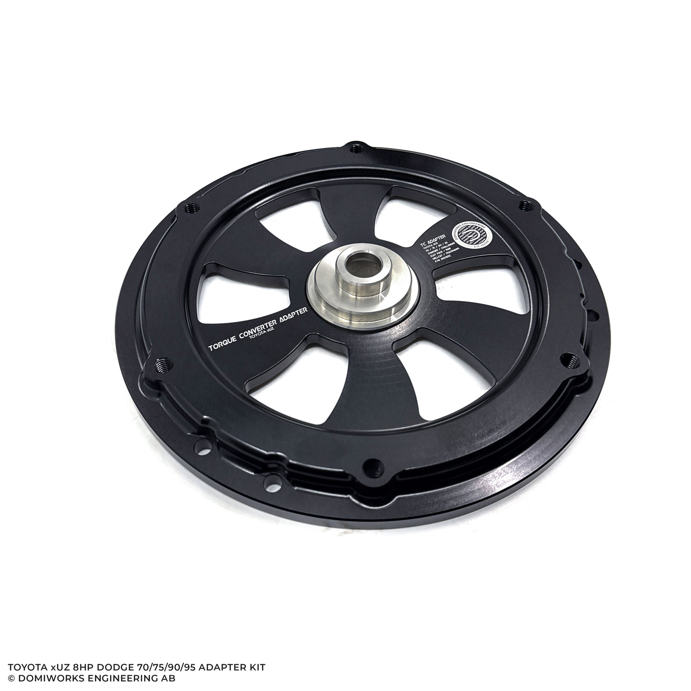 DomiWorks Engineering - Toyota 1UZ/2UZ/3UZ to Dodge 8HP 70/75/90/95 Charger/Challenger/Scat Pack Hellcat Trackhawk RAM Adapter Kit