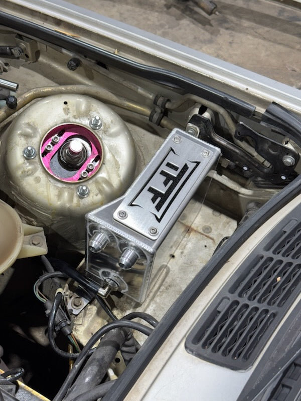 True Focus Fabrication - BMW E30 - Tucked Oil Catch Can