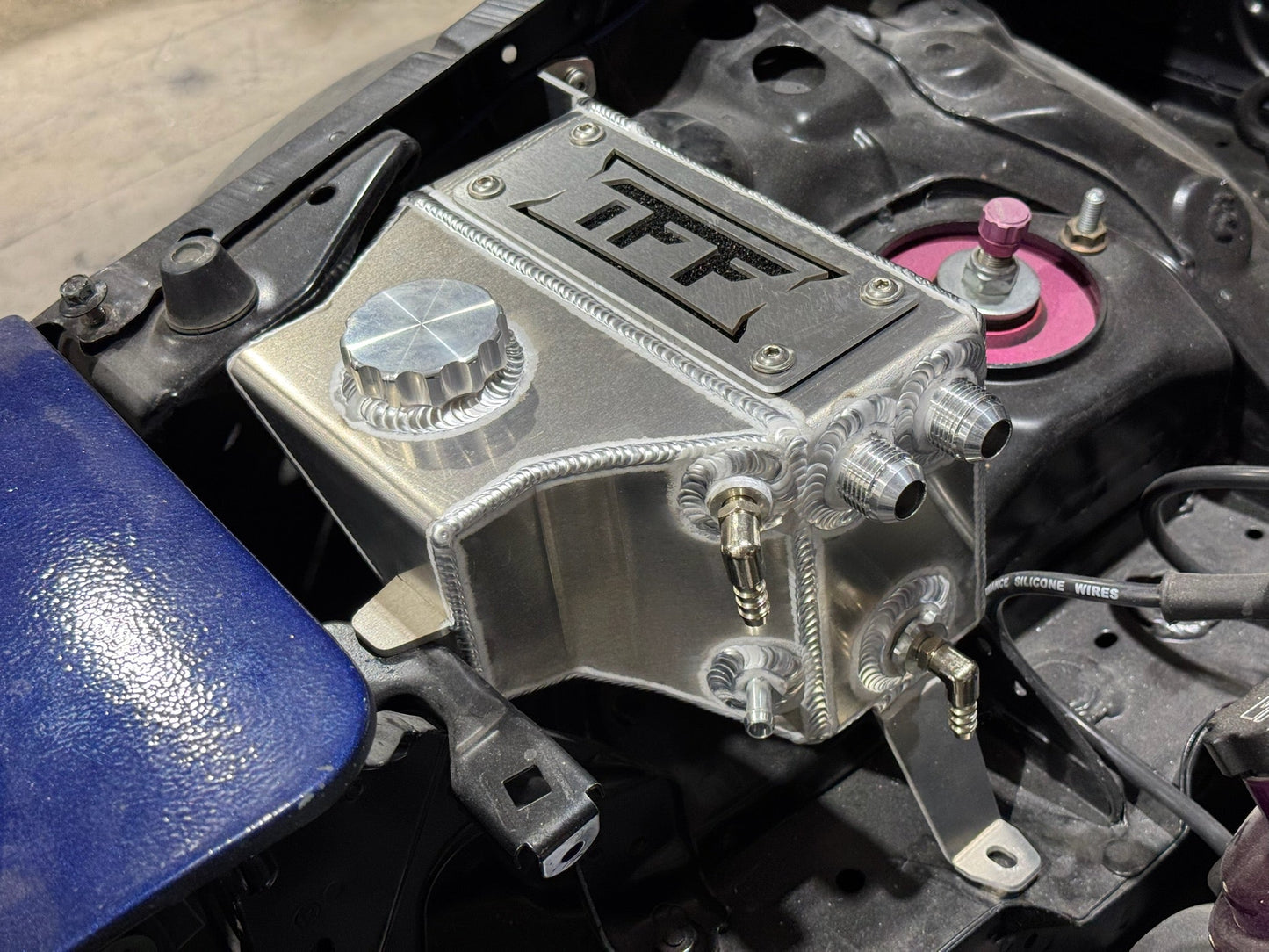True Focus Fabrication - Mazda Miata NA | NB - Catch Can / Coolant Overflow Combo Tank