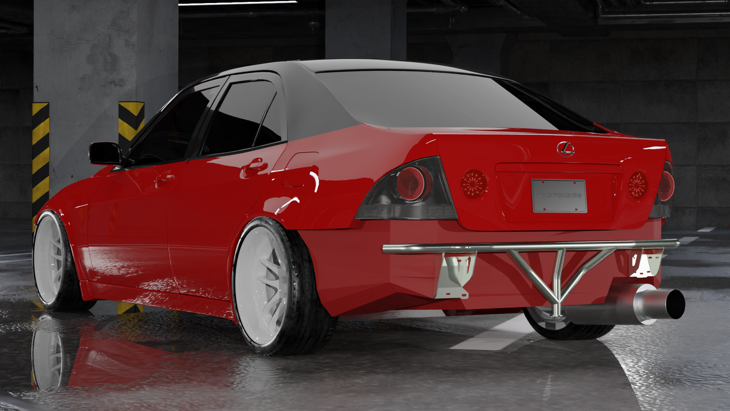 True Focus Fabrication - Lexus IS300 / IS200 / Altezza (1999-2005) - Rear Standard Bash Bar