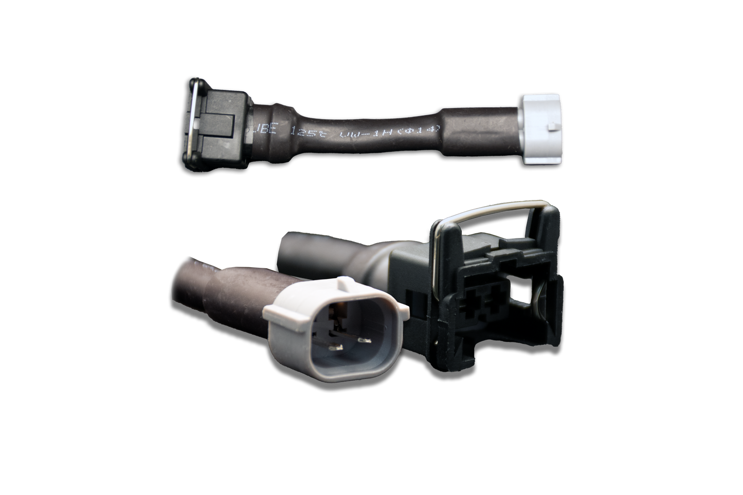 Fuel Injector Clinic - Set of 6 Jetronic/EV1 (female) to Denso (male) injector plug adaptors (padpjtod6)