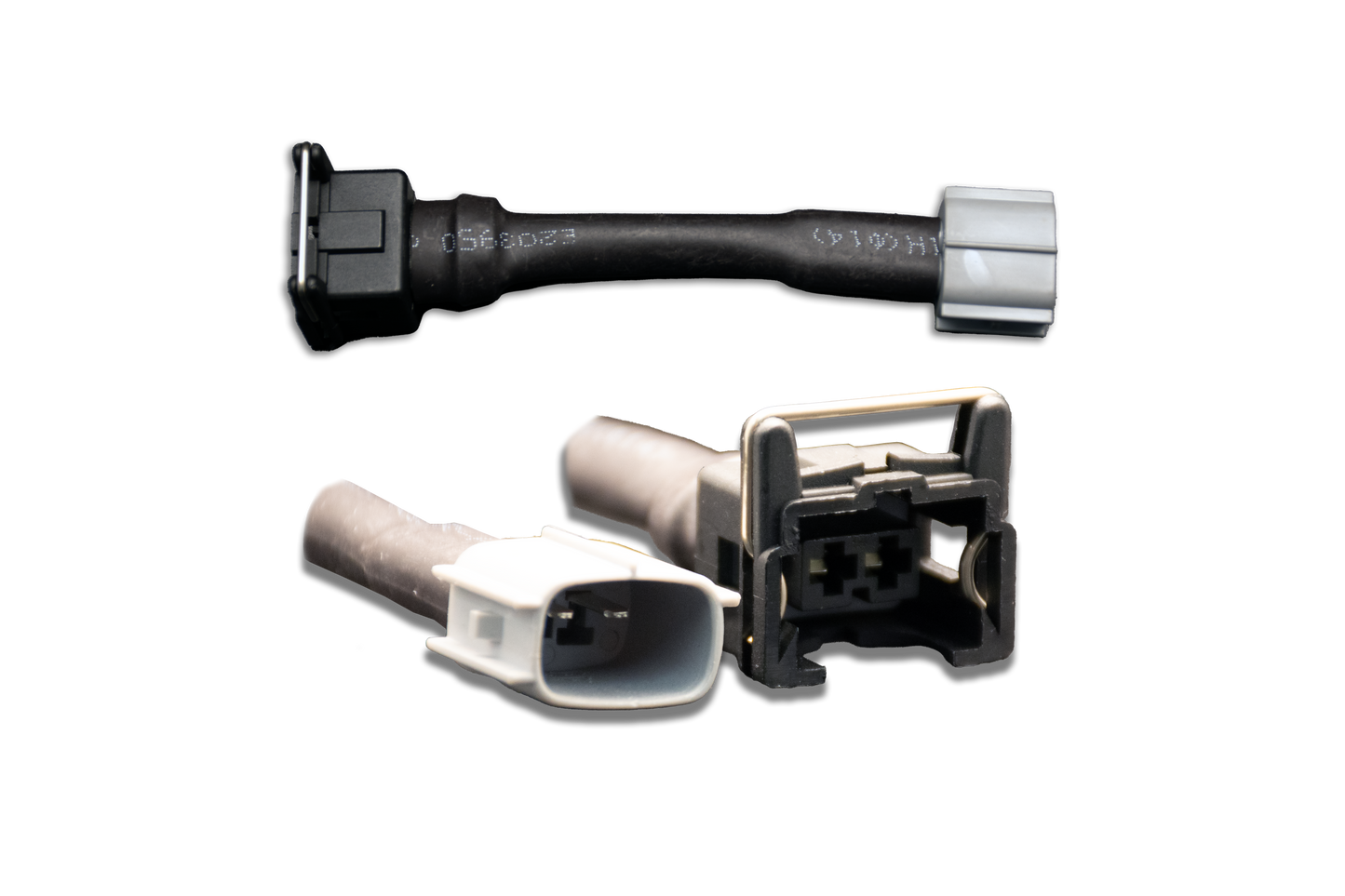 Fuel Injector Clinic - Set of 6 Jetronic/EV1 (female) to Toyota (male) injector plug adaptors (padpjtot6)