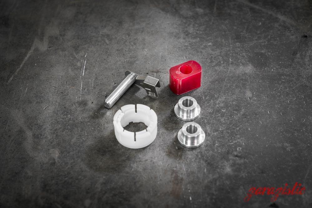 E46 325/318/323/316/320 Round Shifter Bushing Kit-Shifter Bushings-grip-drift-Aluminum-Garagistic-bmw