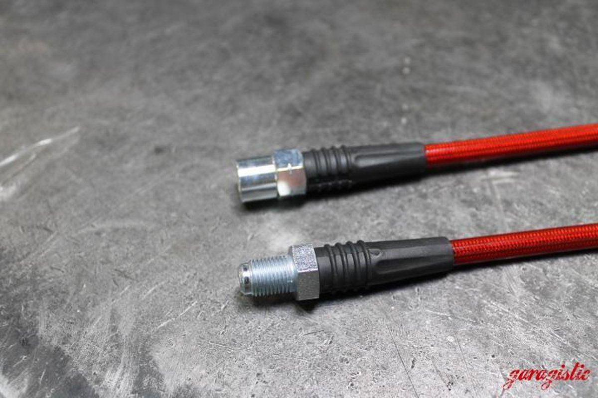 E28 Stainless Steel Complete 6 Brake Line Kit - DOT Compliant