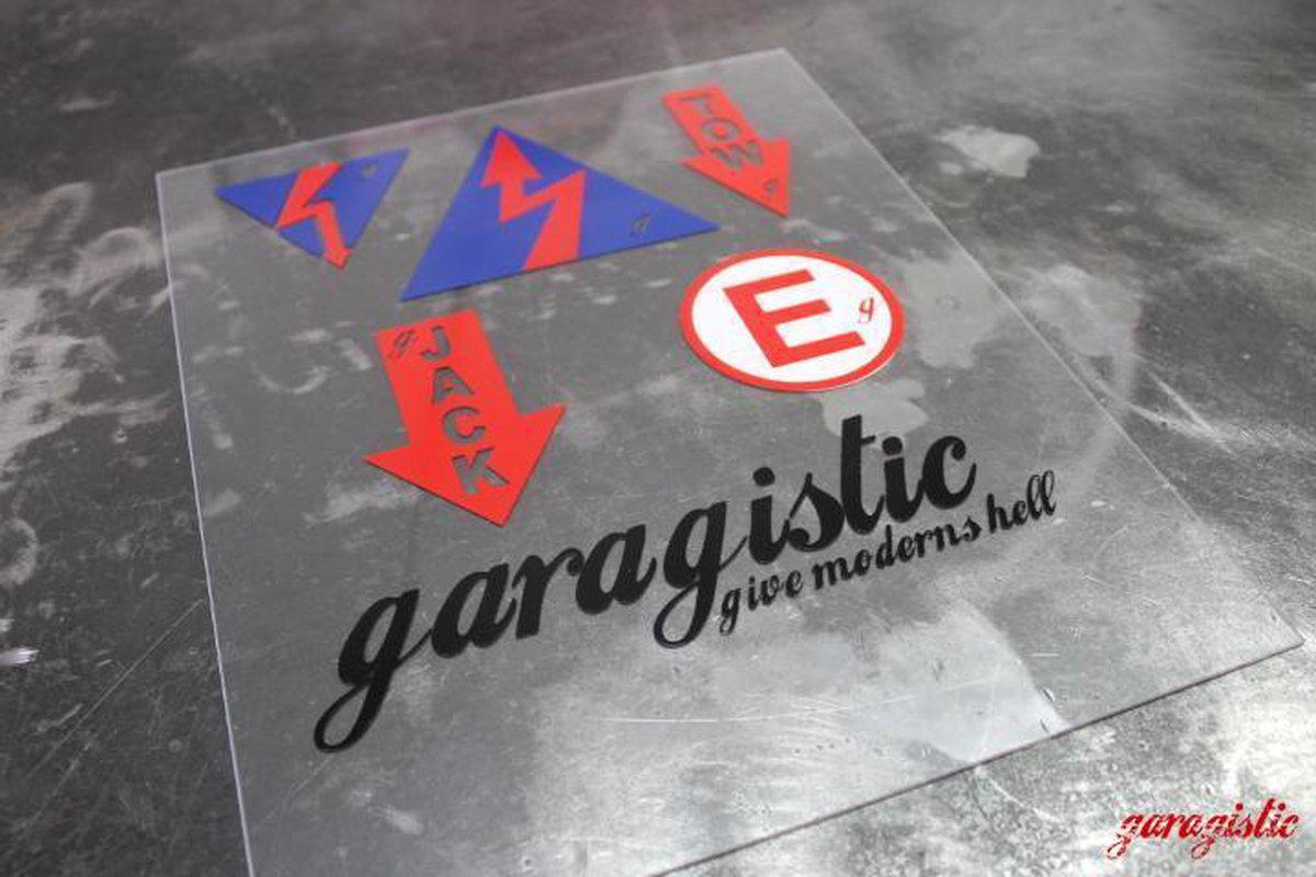 Garagistic Track Pack Stickers