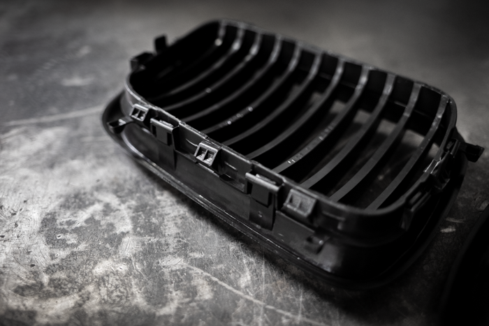 Garagistic - E36 (96-99) Matte Black Kidney Grille Set - 51138195151, 51138195152