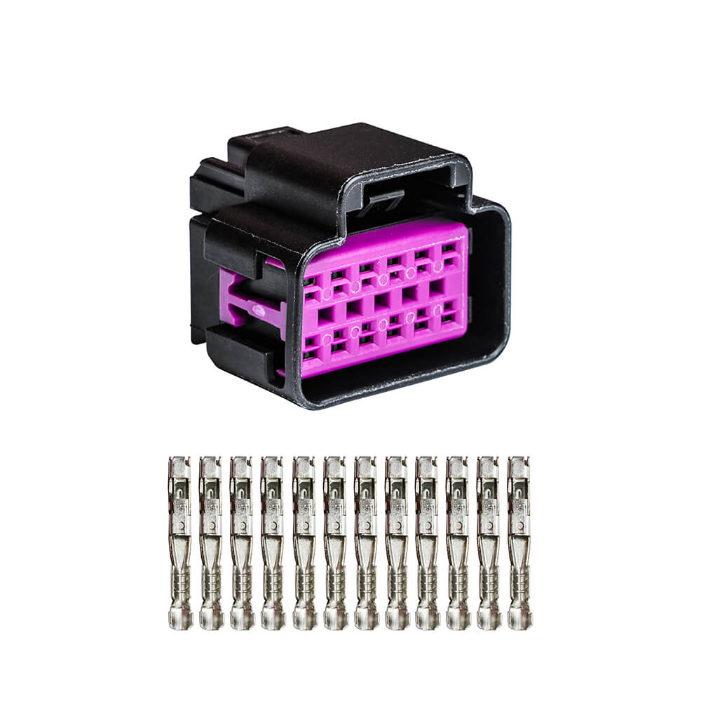 FuelTech USA - PRO550/600 12-Way Connector Kit (Harness Side)