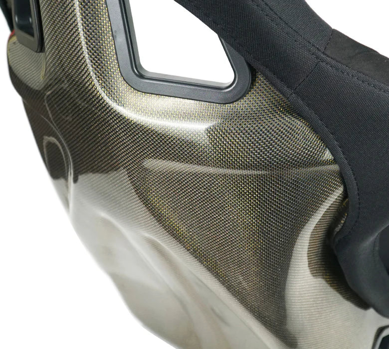NRG Carbon Fiber Bucket Seat - Large-GOLD