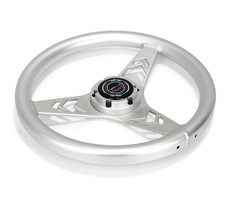 NRG - ARROW CUTOUT ALUMINUM STEERING WHEEL