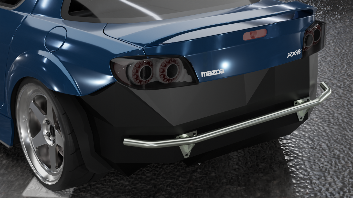 True Focus Fabrication - Mazda RX-8 - Standard Rear Bash Bar