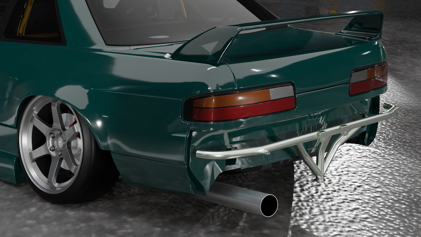 True Focus Fabrication - Nissan 240SX S13 Coupe / Vert - Rear Standard Bash Bar