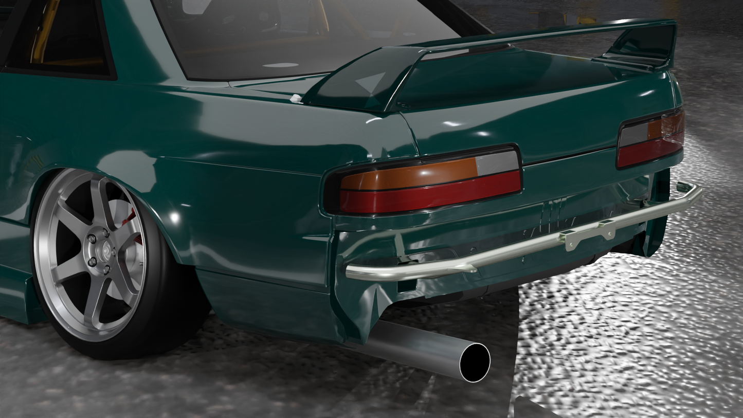 True Focus Fabrication - Nissan 240SX S13 Coupe / Vert - Rear Standard Bash Bar