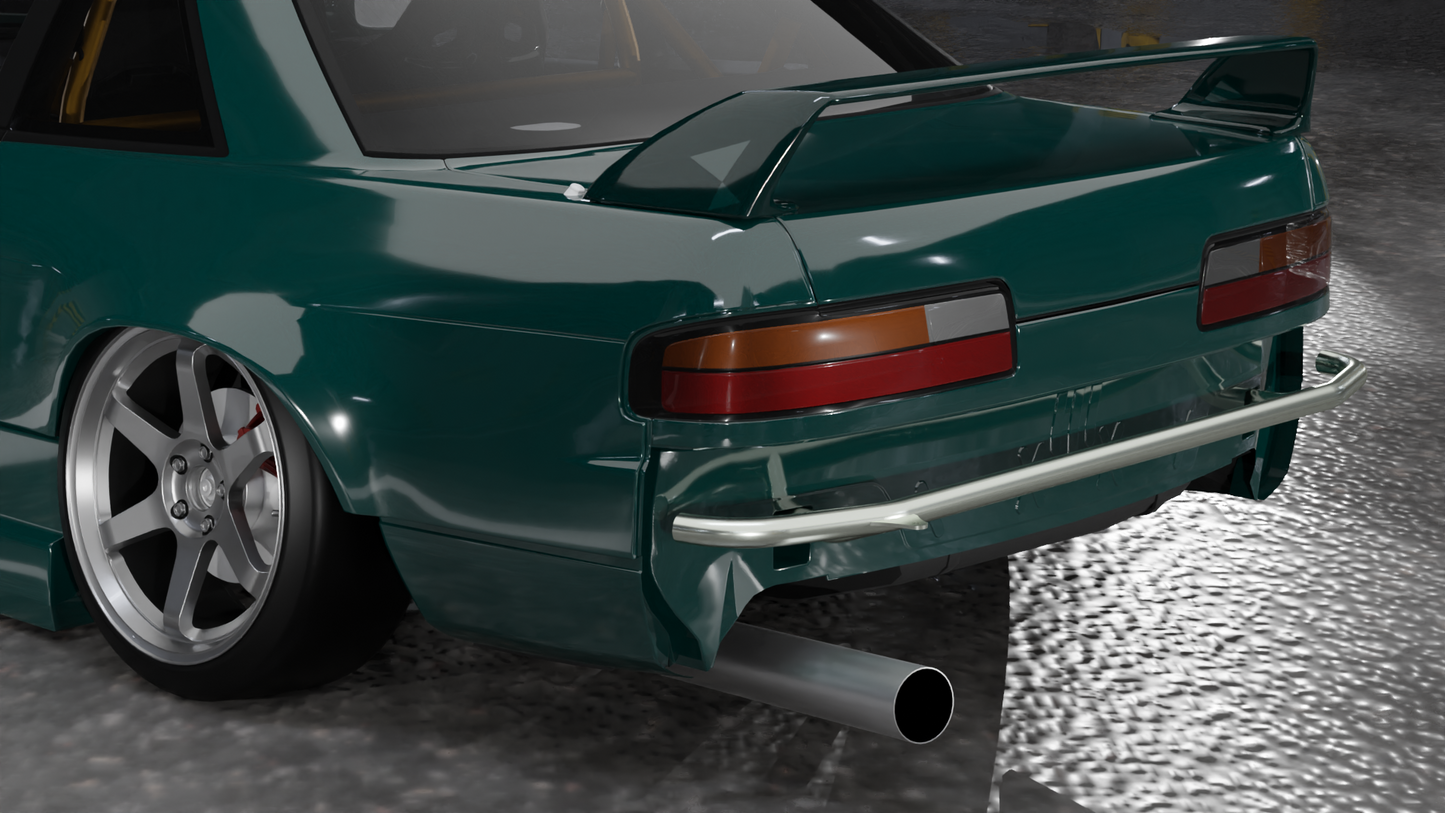True Focus Fabrication - Nissan 240SX S13 Coupe / Vert - Rear Standard Bash Bar