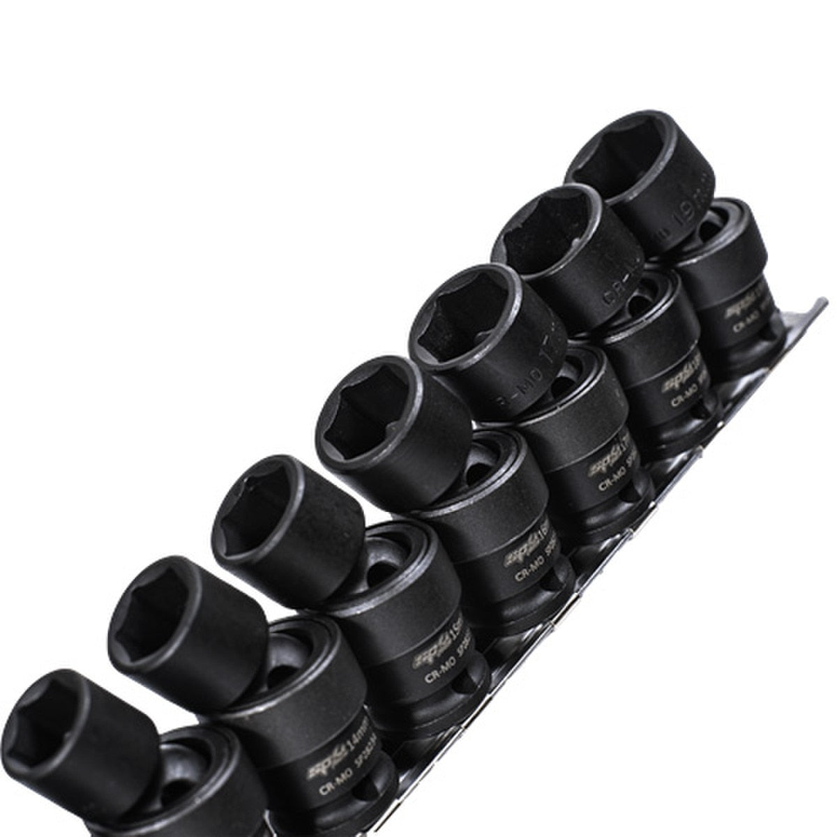 SP Tools USA - 10PC 3/8" DRIVE 6PT METRIC IMPACT SWIVEL SOCKET SET