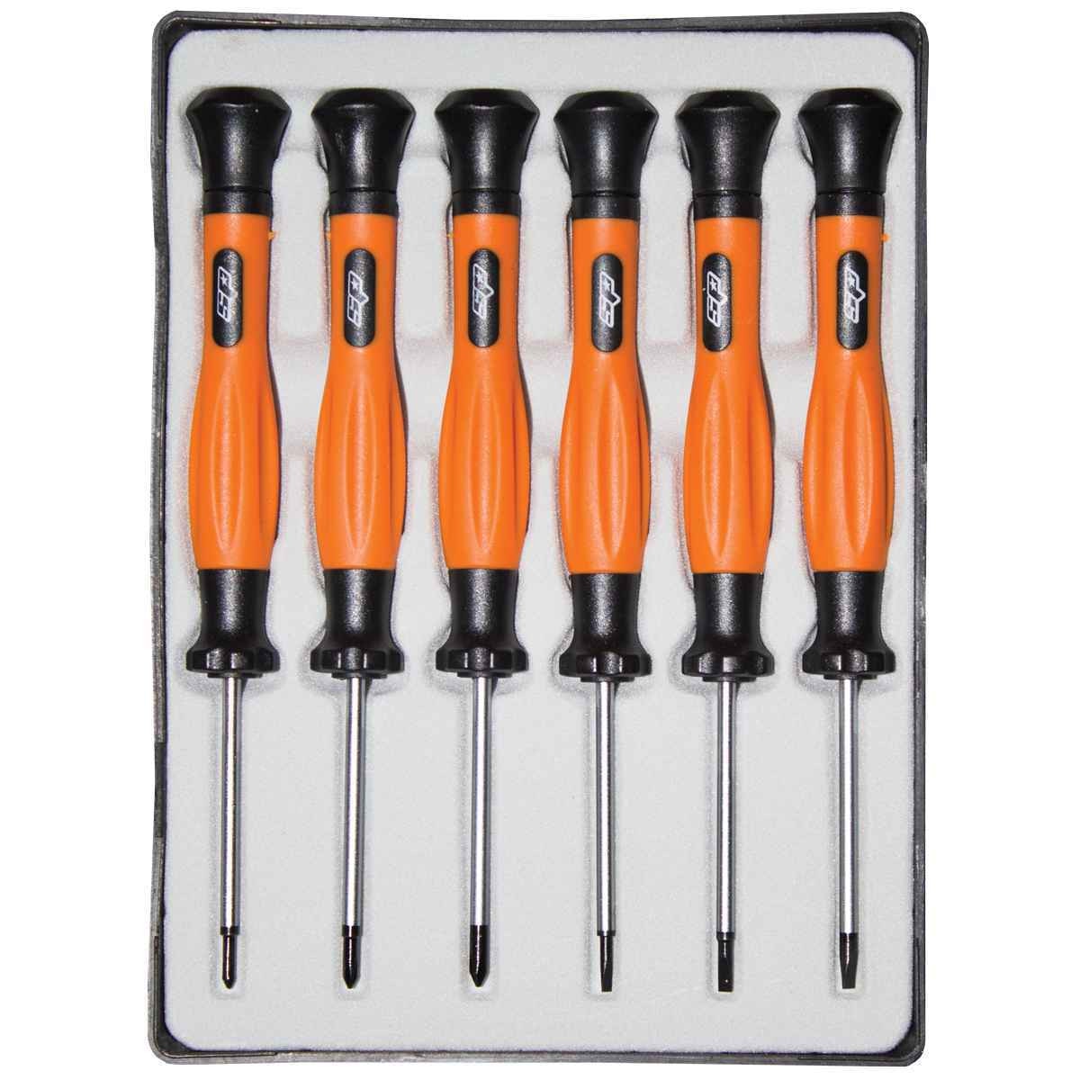 SP Tools USA - 6PC MINI PHILLIPS/FLAT TIP SCREWDRIVER SET
