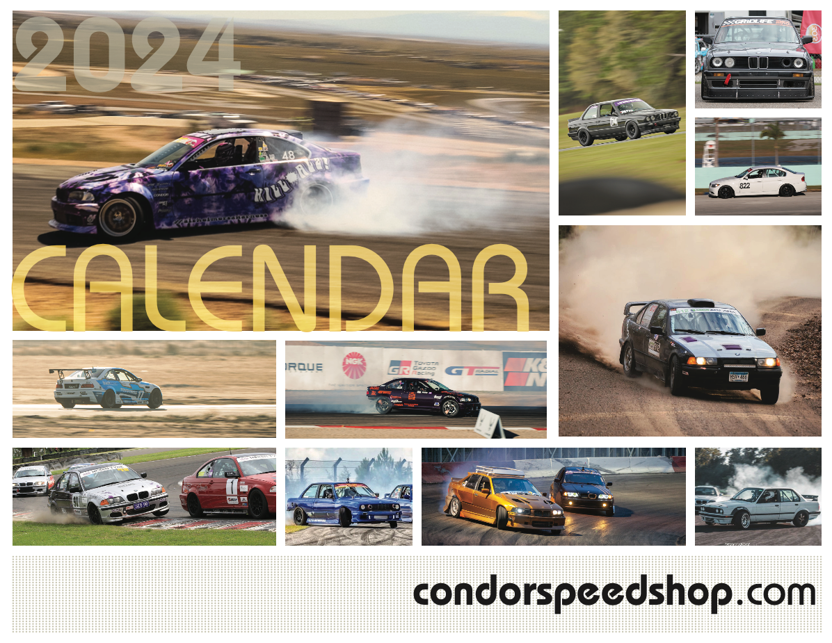 Condor Speed Shop - 2024 Condor Wall Calendar