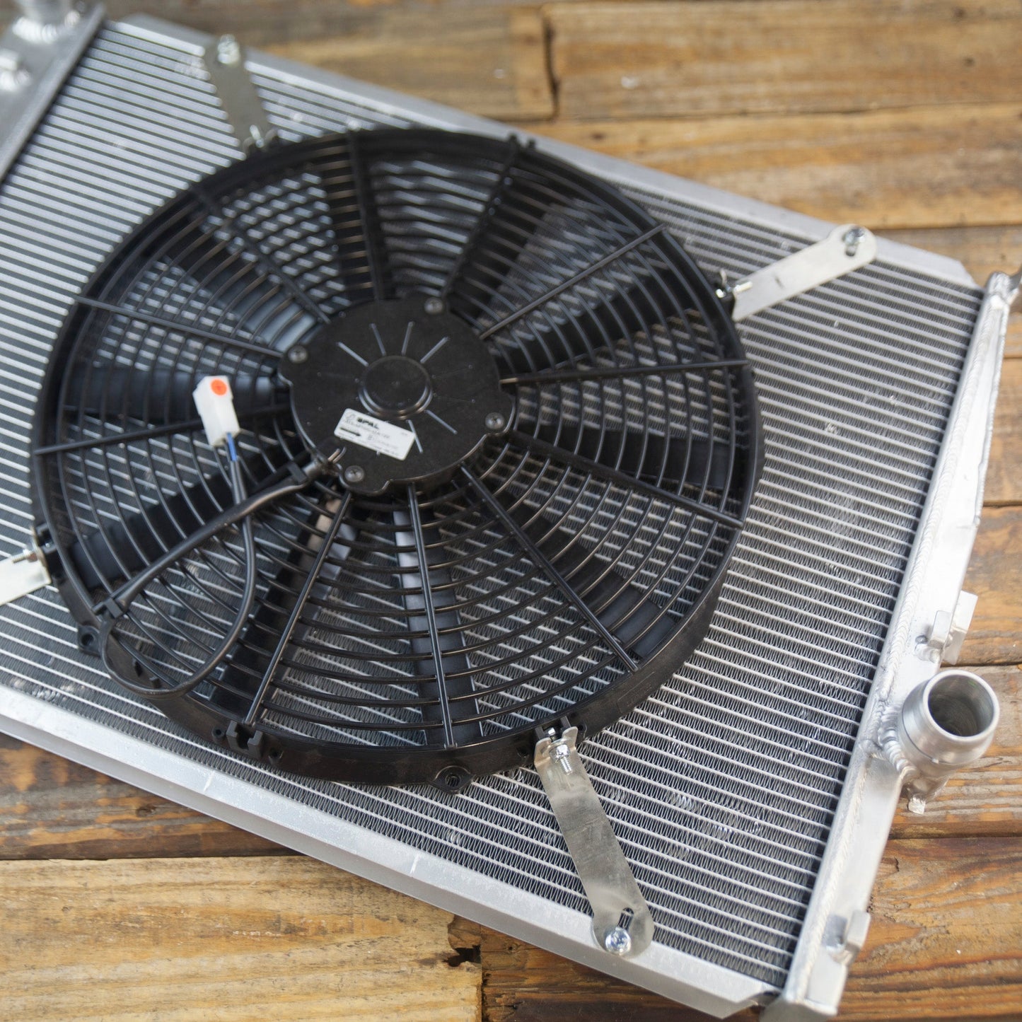 Condor Speed Shop - Fan mounting brackets for 16" SPAL fans.