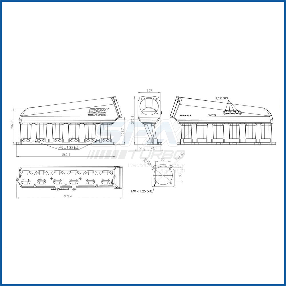 93-98 Supra 2JZGE intake manifold - 12 Injectors