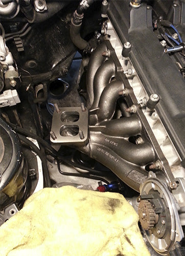 TOYOTA SUPRA LEXUS IS300 GS 2JZ-GE T4 TWIN SCROLL TURBO MANIFOLD + INTAKE MANIFOLD 6 INJECTOR