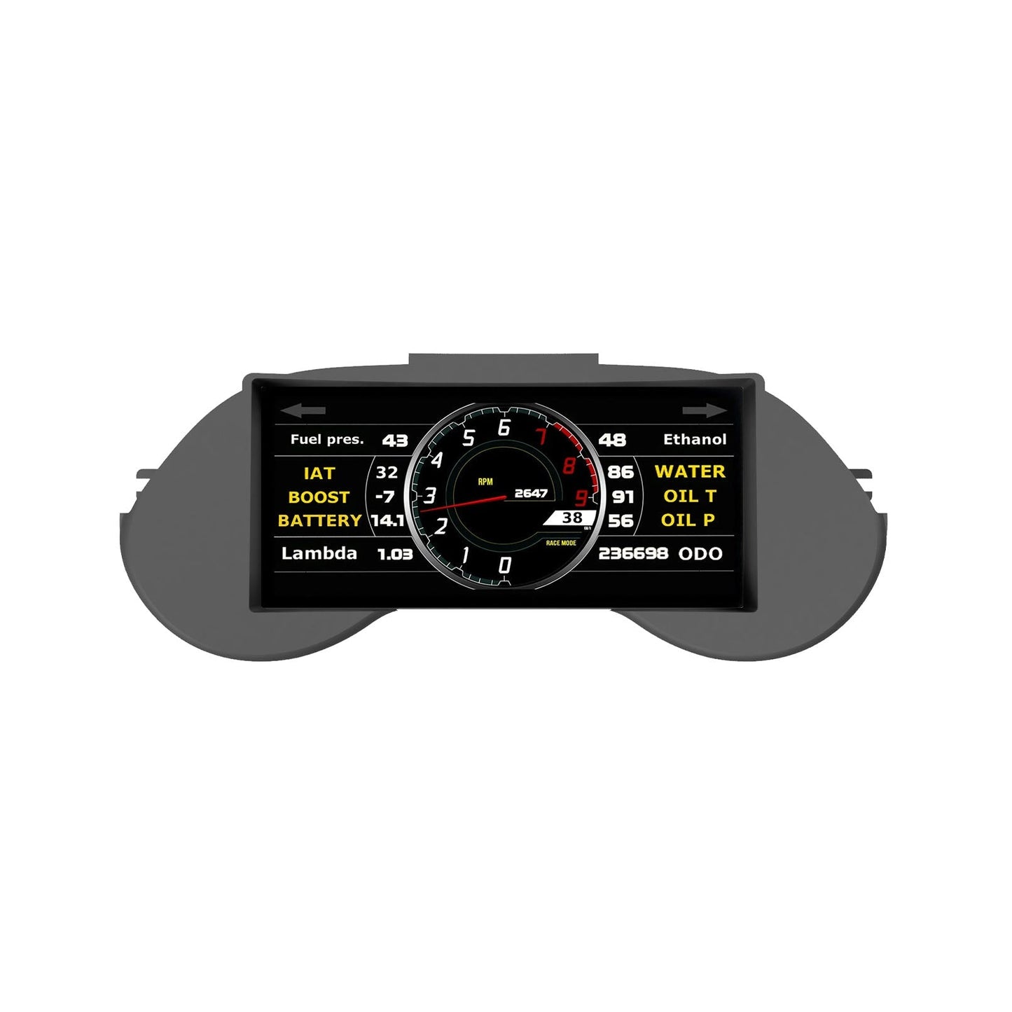 Mako Motorsport - Powertune Digital Ultrawide Dash Recessed Cluster Mount (display sold separately)
