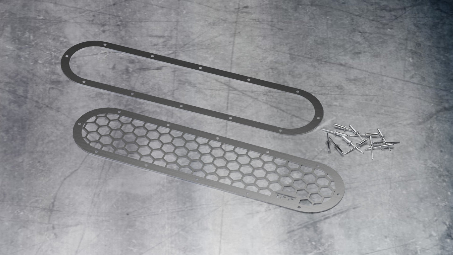 True Focus Fabrication - Universal Bumper Vent - Aluminum