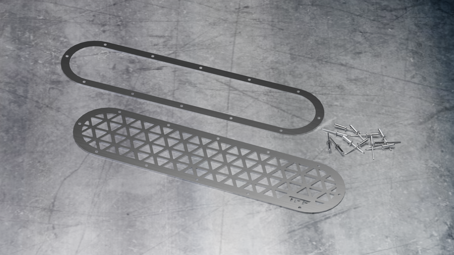 True Focus Fabrication - Universal Bumper Vent - Aluminum