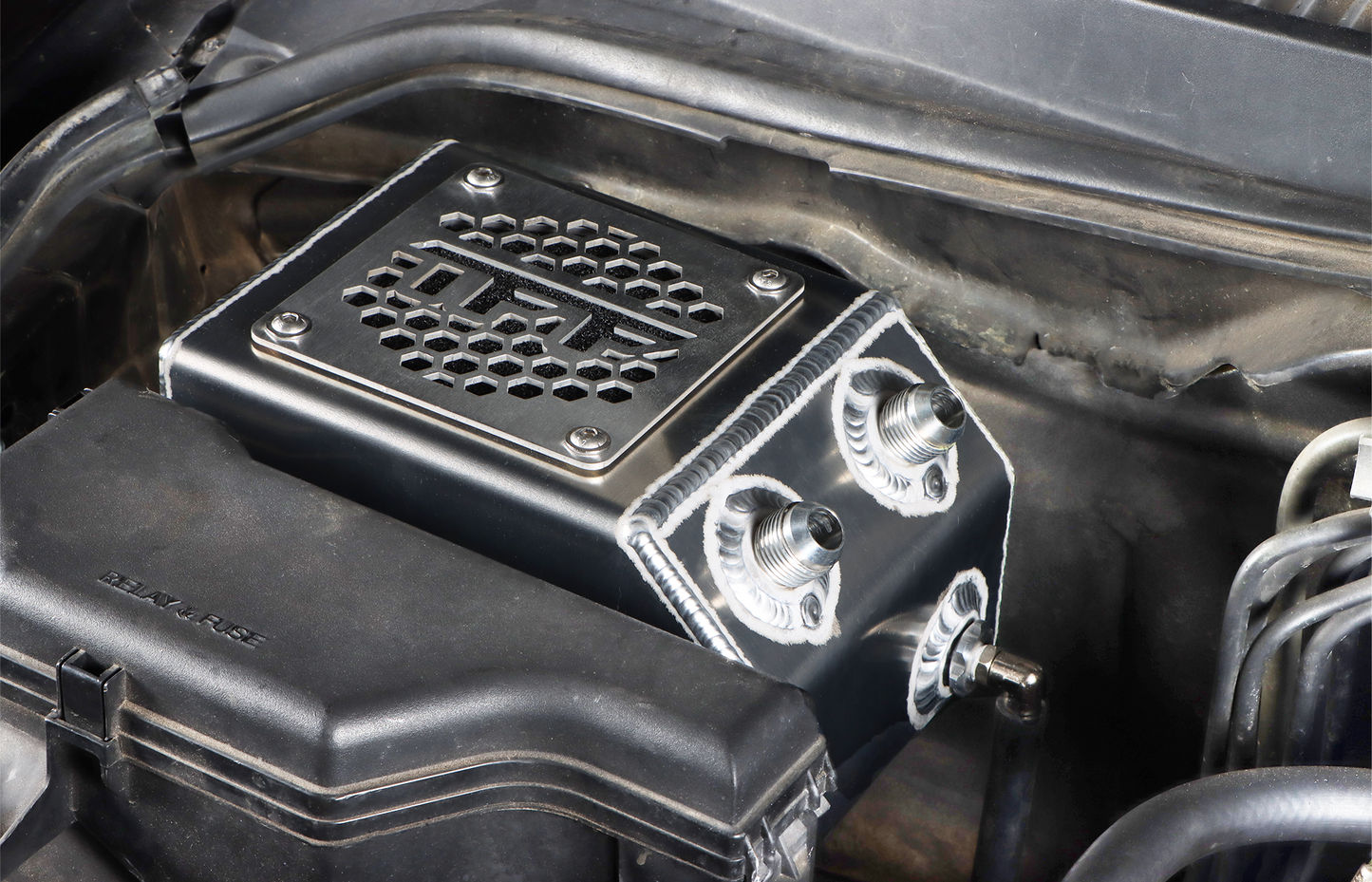 True Focus Fabrication - Lexus IS300 - Tucked Oil Catch Can