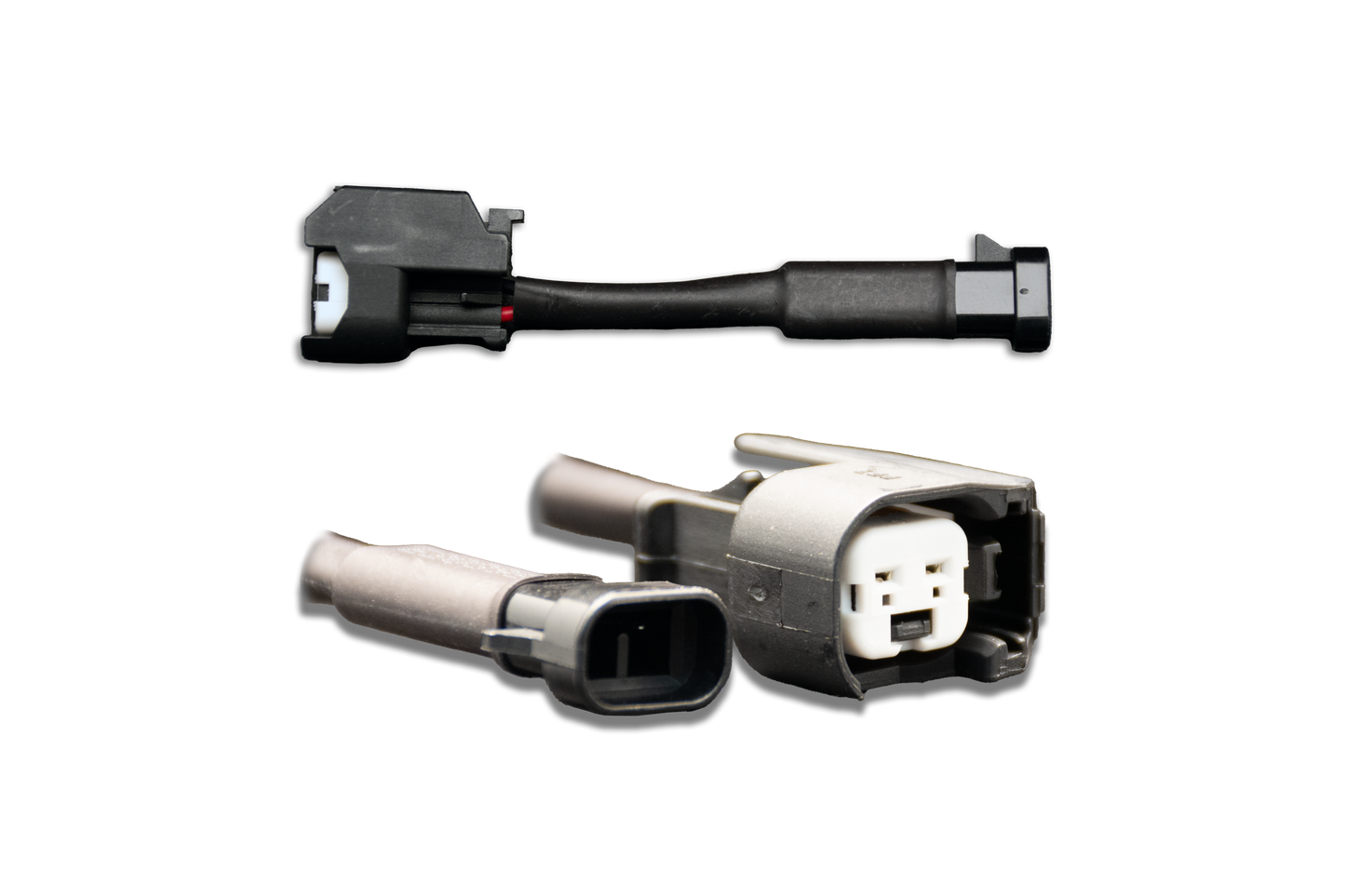 Fuel Injector Clinic - Set of 8 US Car/EV6 (female) to GM/Delphi (male) injector plug adaptors (padputogm8)