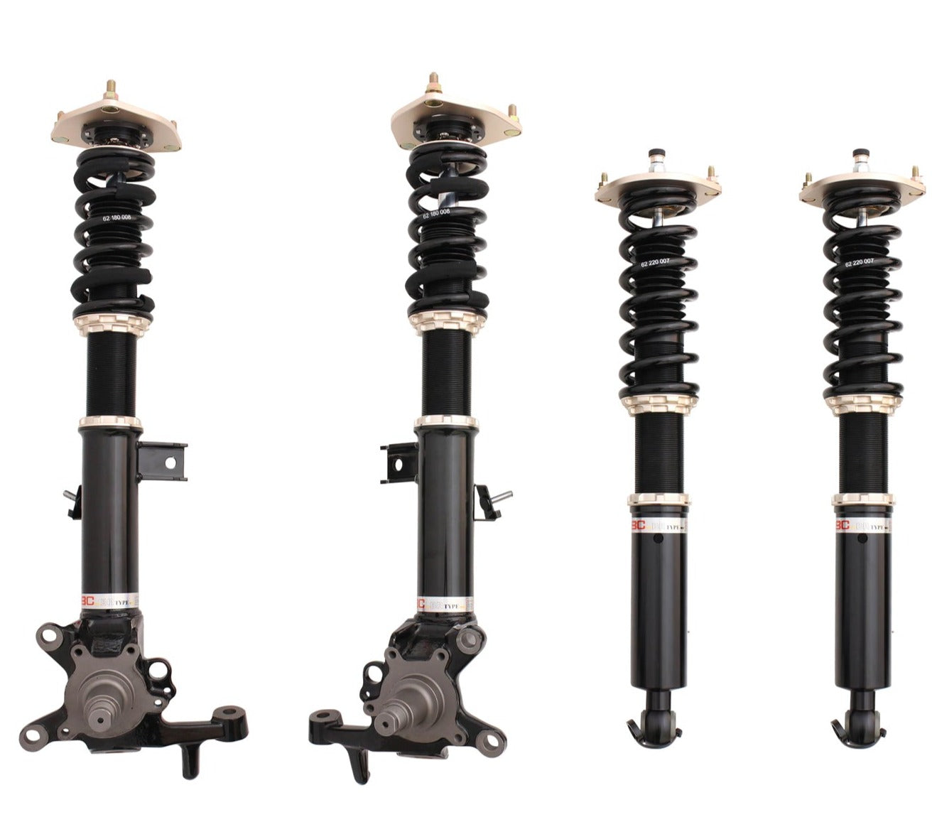 BC Racing Coilovers - BR Series for 97-01 Infiniti Q45 (W/O Spindle) (V-05-BR)