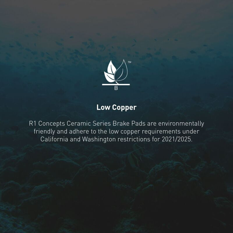 R1 95-02 Mazda Millenia Front Ceramic Brake Pads