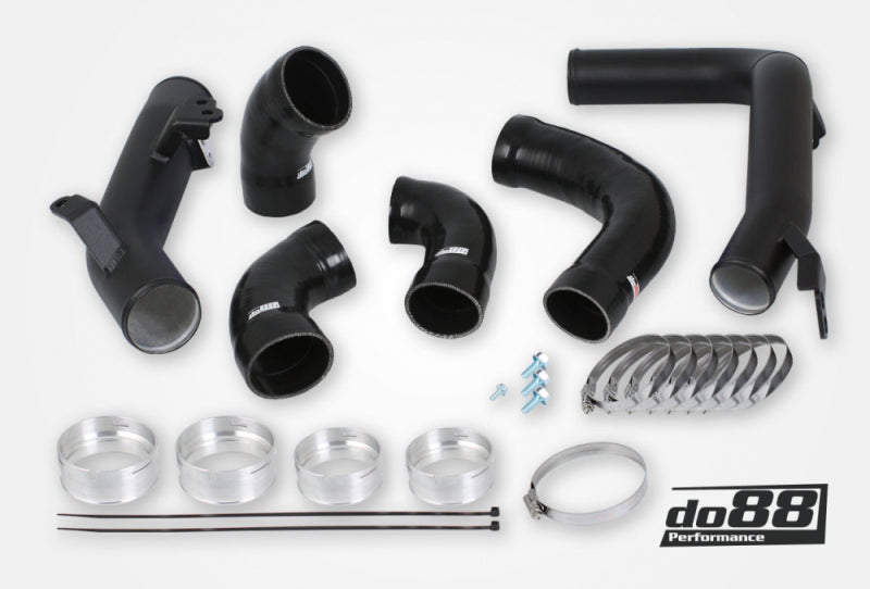 do88 Volvo S60 V60 XC60 V90 S90 XC90 SPA Pressure Pipes T8 Petrol OEM Intercooler Black Hoses