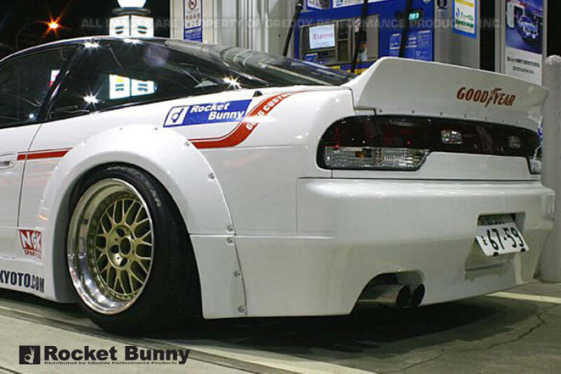 GReddy 89-93 Nissan 240SX 2Dr Rocket Bunny F&R Works Fender Flares V.1-FRP *Must Check Availability*
