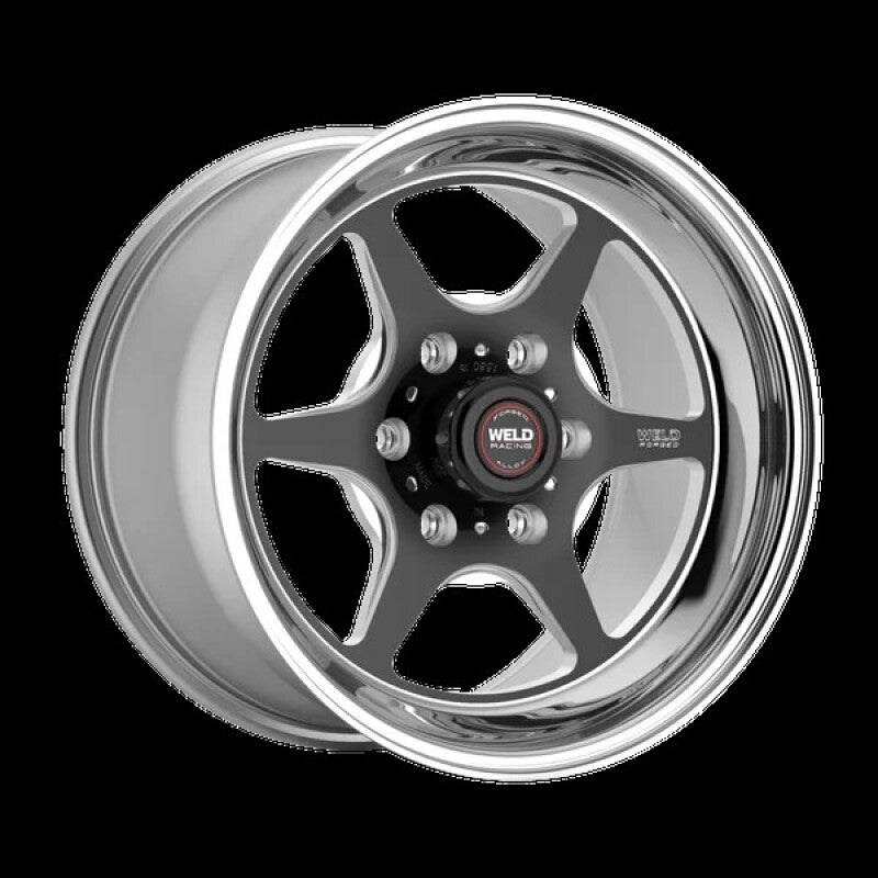 Weld S79 HD Beadlock S79 15x10in / 6x139.7 BP / 7.5in BS Black Center - Polished Shell Wheel