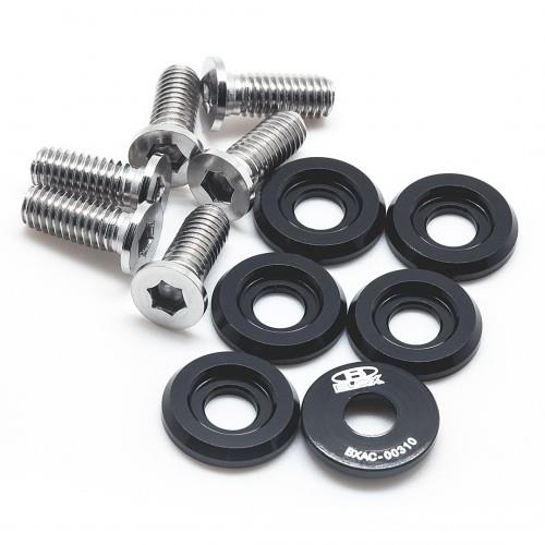 BLOX Racing Small Diameter Fender Washers - Black