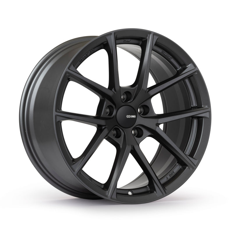 Enkei Helix 18x9.5 / 5x114.3 BP / 38mm Offset / 72.6mm Bore - Gloss Gunmetal