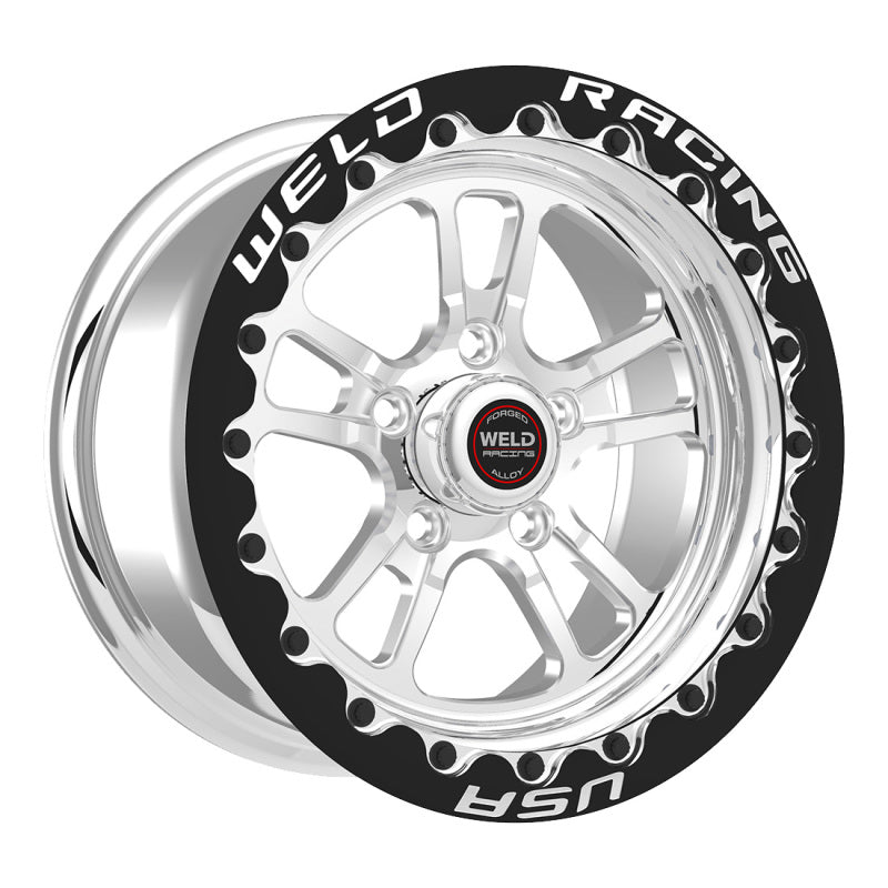 Weld S70 RT-S 15x10in / 5x115 BP / 6.5in. BS - Polished Center - Polished Shell Wheel