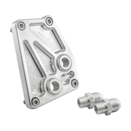 PMC Motorsport - AN10 Oil cooler adapter BMW V8 M60 M62 + flare fittings