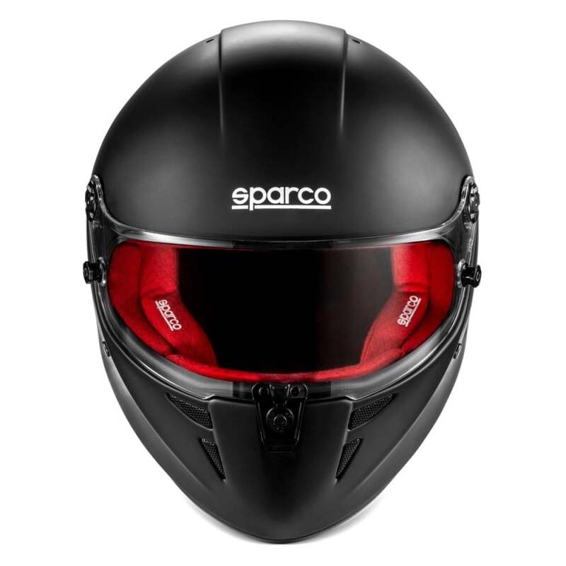 SPARCO Stealth RF Helmet - X Small - Matte Black/Red