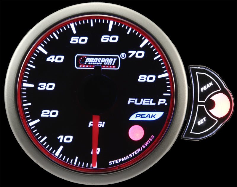 Prosport Gauges - 2-1/16" Halo Fuel Pressure Gauge