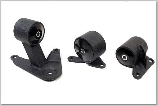 Innovative 92-96 Prelude F-Series/H-Series Black Steel Mounts 85A Bushings