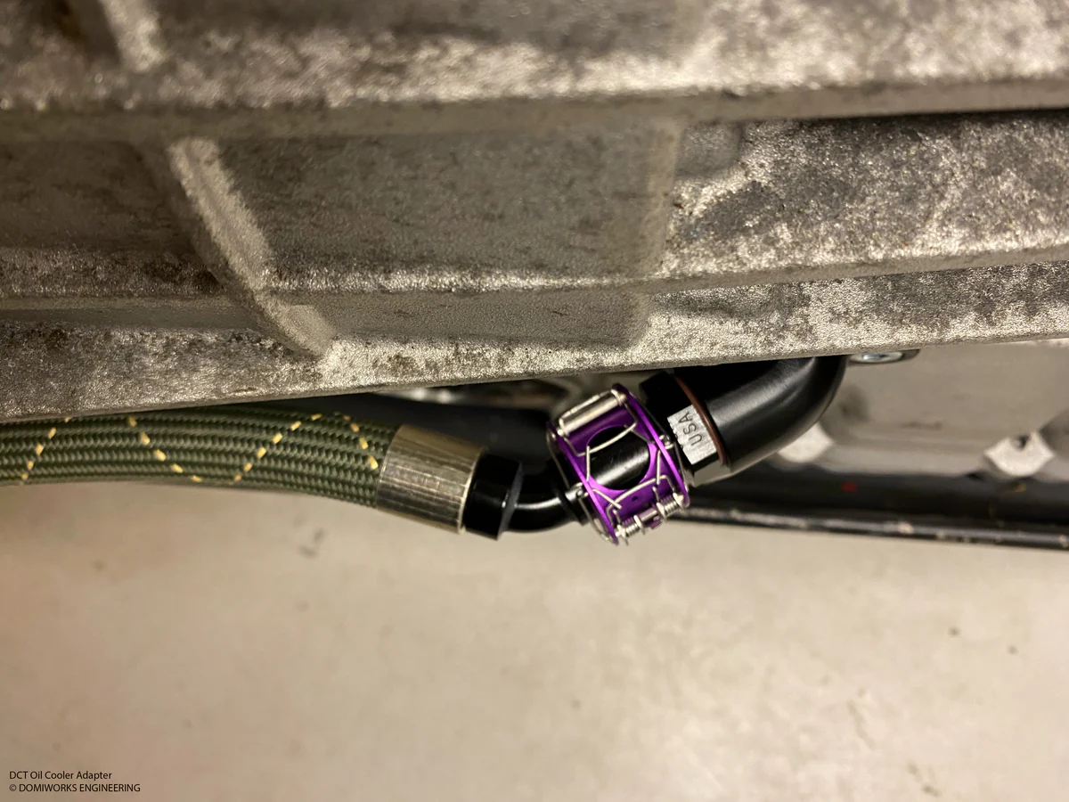 DomiWorks Engineering - DCT Oil Cooler Adapter