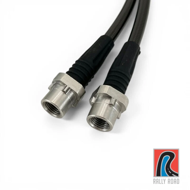 Rally Road - E46 BBK Linhas de Freio Traseiro em Inoxidável (RRESRB)